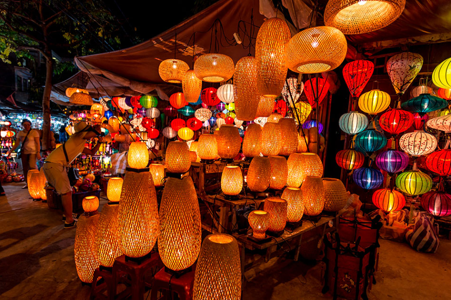 Visiting Hoi An Night Market is a must-do activity for families with kids